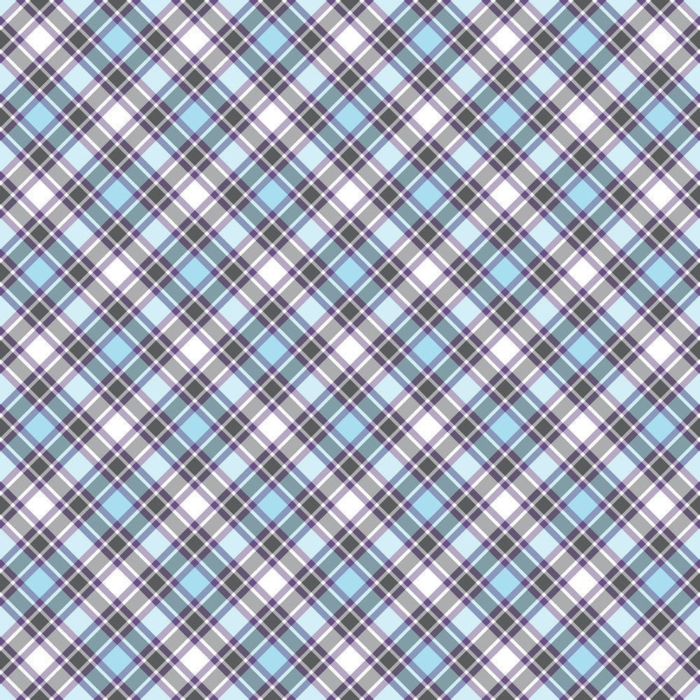 Plaid Pattern Adhesive Vinyl Sheet - Vinyl Boutique Shop