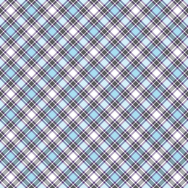 Plaid Pattern Adhesive Vinyl Sheet - Vinyl Boutique Shop