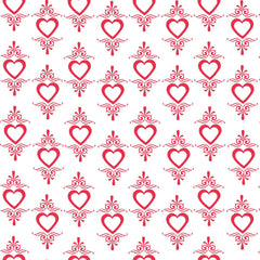 Valentine Pattern Adhesive Vinyl Sheet - Vinyl Boutique Shop