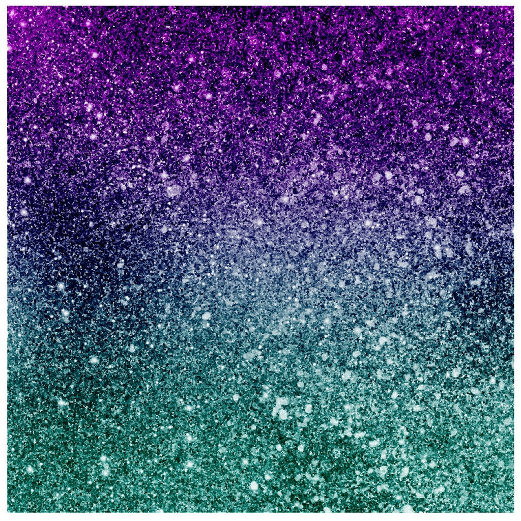 Blue and Purple Glitter Ombre Vinyl