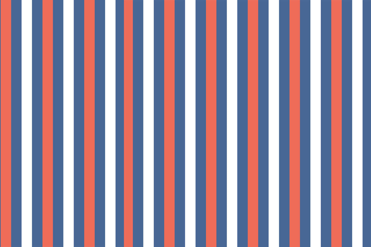 Pier 37 Custom Listing - Nautical Blue Orange and White Stripe - Vinyl Boutique Shop