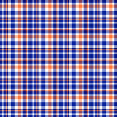 Preppy Royal Blue and Orange Heat Transfer Vinyl Sheet - Vinyl Boutique Shop