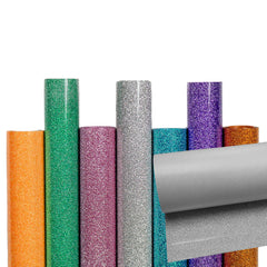 Glitter Rolls 12”x 5 foot Heat Transfer Vinyl - Vinyl Boutique Shop
