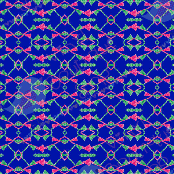 Tickled Blue Lilly Inspired Small Scale Vinyl Sheet - Vinyl Boutique Shop