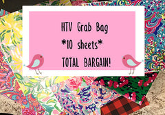 Lilly Inspired Grab Bag 10 sheets Heat transfer Vinyl, Outdoor Vinyl Lily P great assortment - Vinyl Boutique Shop
