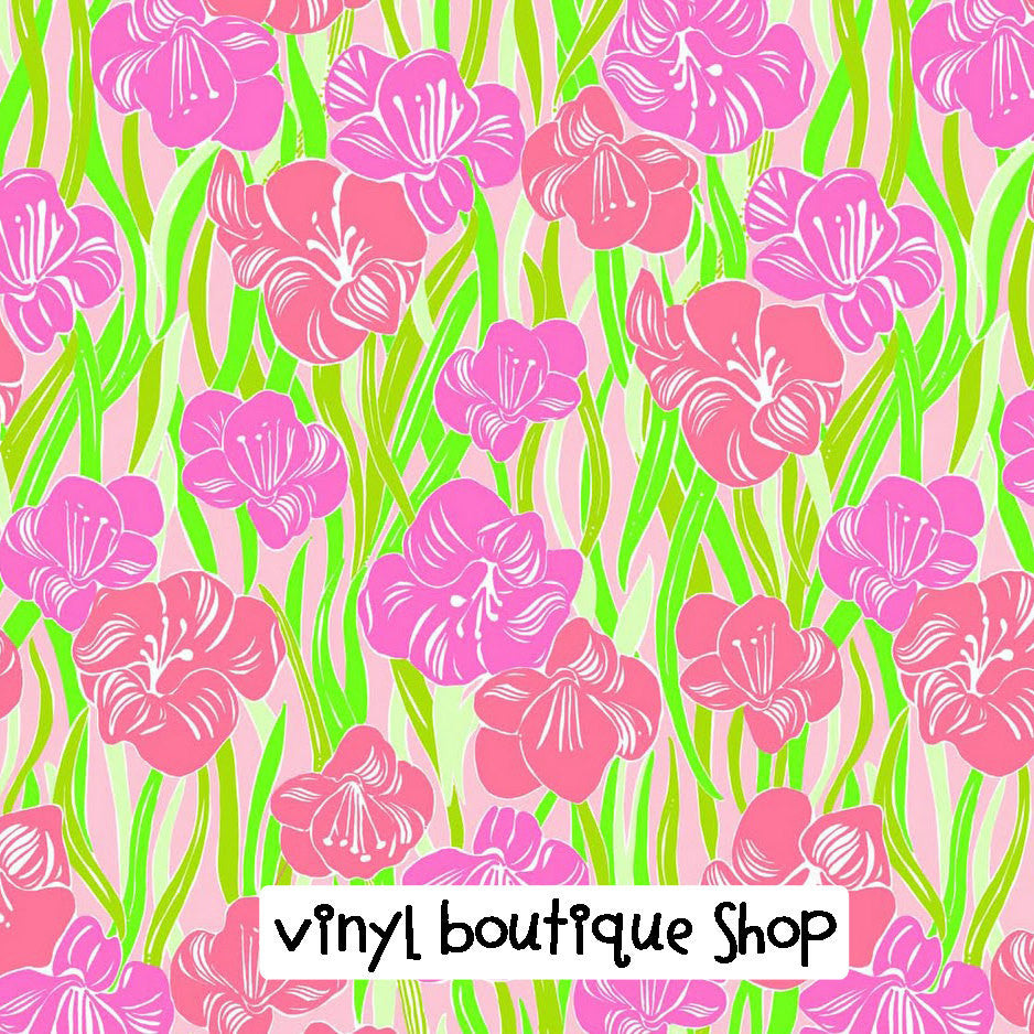 Glady Lilly Inspired Printed Patterned Craft Vinyl - Vinyl Boutique Shop