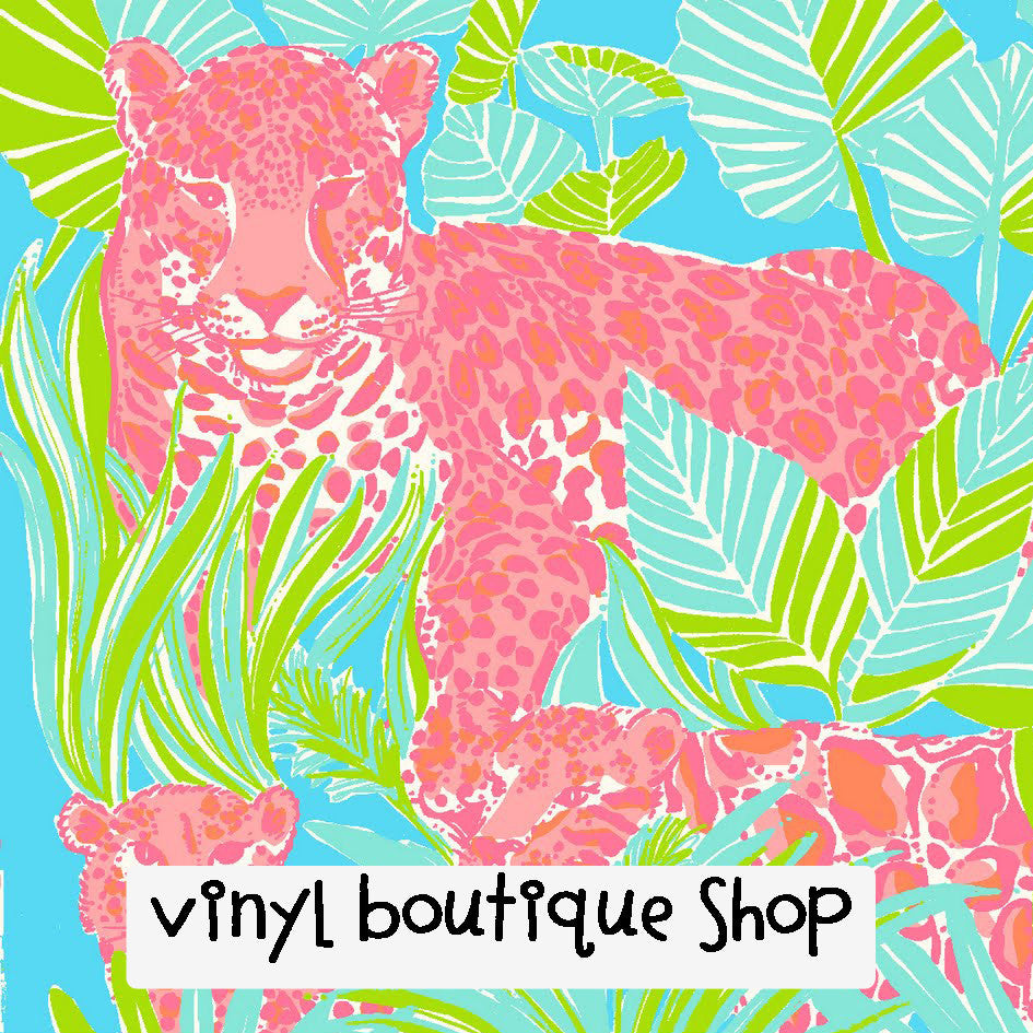 Kitty Lilly Inspired Printed Patterned Craft Vinyl - Vinyl Boutique Shop