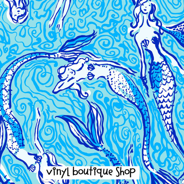 Nice Tail Lilly Inspired Printed Patterned Craft Vinyl - Vinyl Boutique Shop