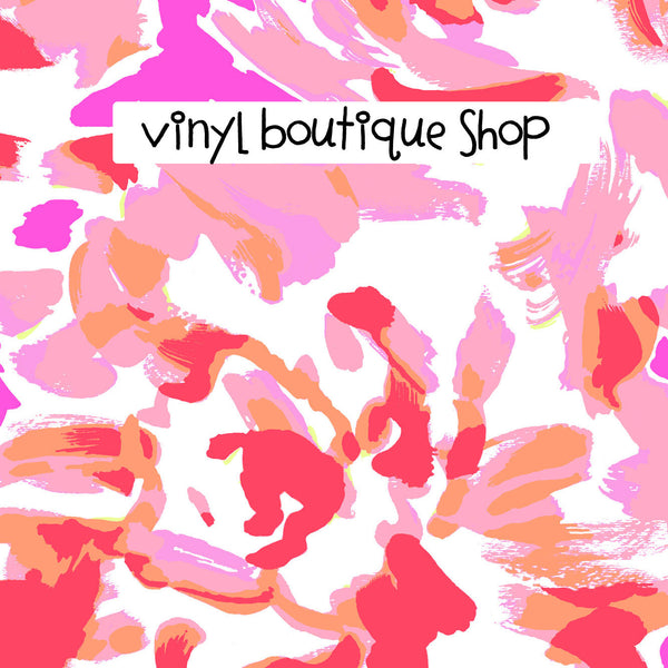 Serenade Lilly Inspired Printed Patterned Craft Vinyl - Vinyl Boutique Shop