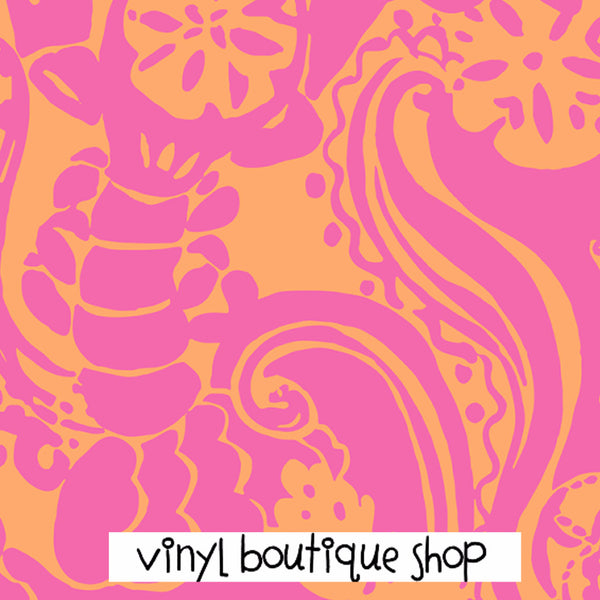 Lilly Inspired Pattern Lilly Inspired Printed Patterned Craft Vinyl - Vinyl Boutique Shop