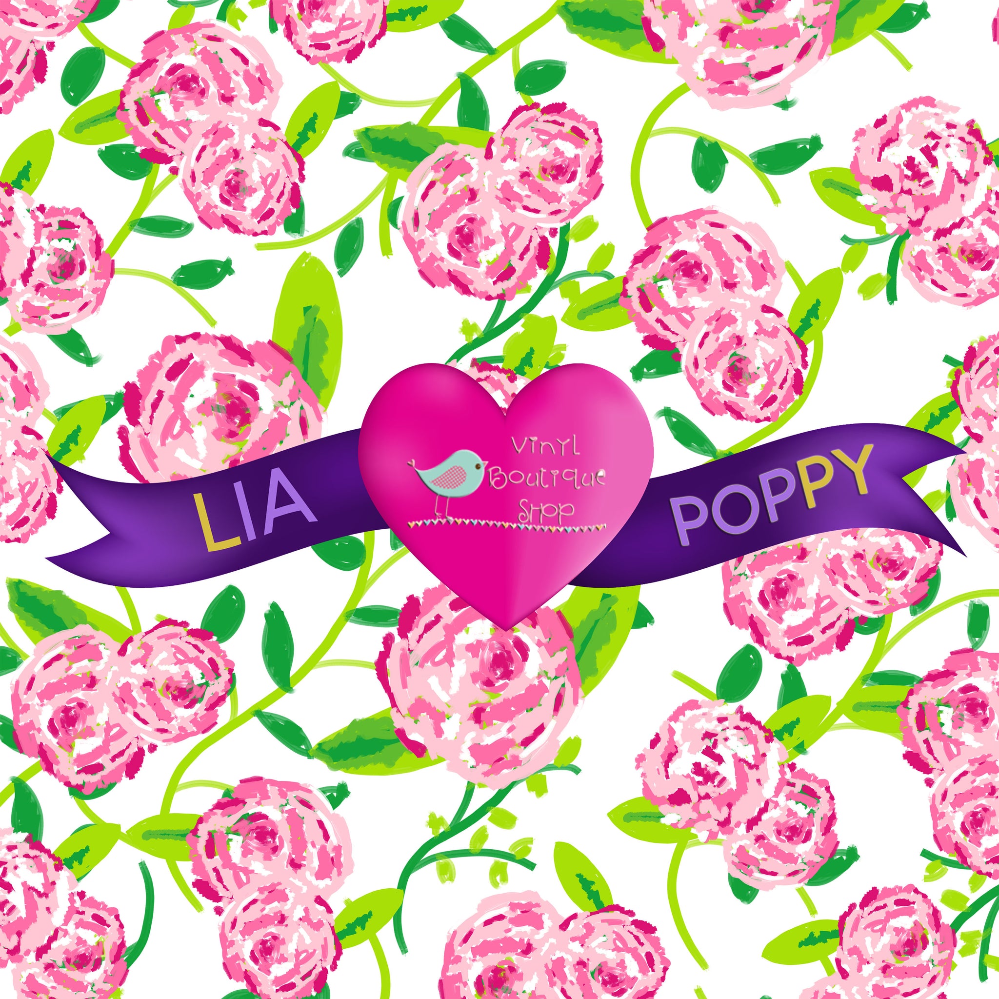 Impression Must Lia Poppy Vinyl Sheet LPY-3 - Vinyl Boutique Shop