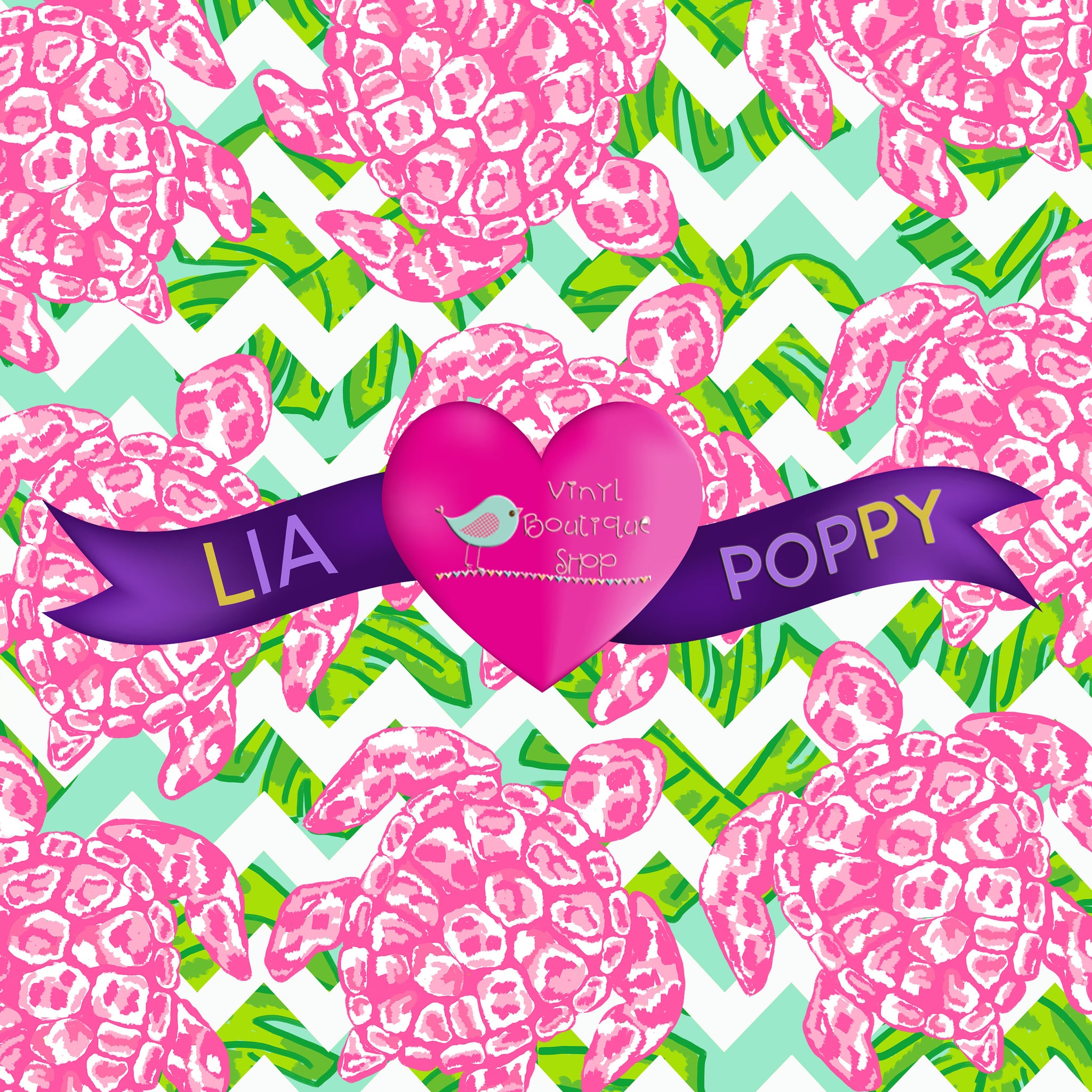 Tortoise Lia Poppy Vinyl Sheet LPY-42 - Vinyl Boutique Shop