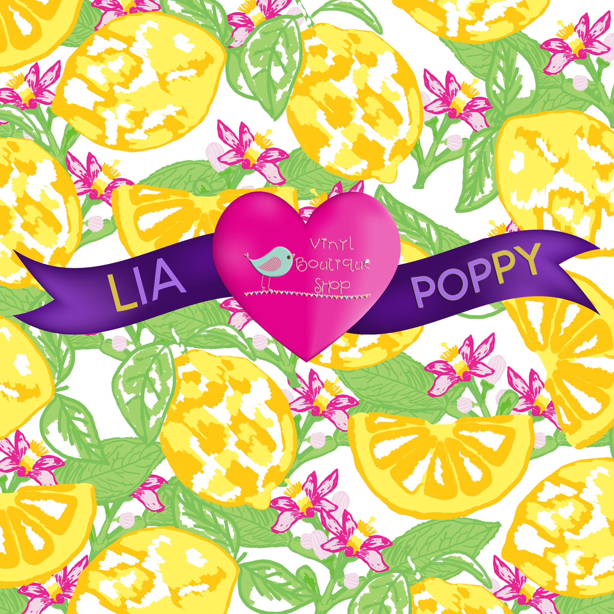 Fruit Lia Poppy Vinyl Sheet LPY-53 - Vinyl Boutique Shop