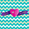 Chevron Lia Poppy Vinyl Sheet LPY-62 - Vinyl Boutique Shop
