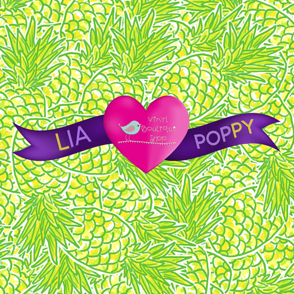 Fruit Lia Poppy Vinyl Sheet LPY-129 - Vinyl Boutique Shop