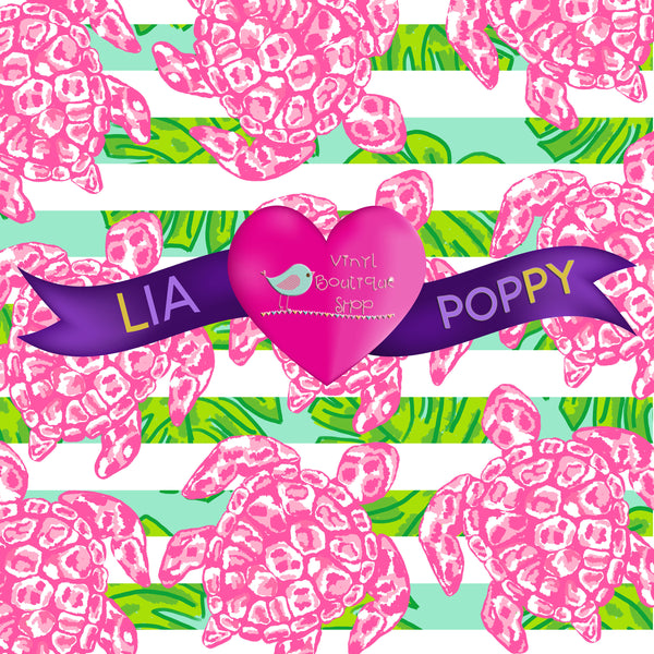 Tortoise Lia Poppy Vinyl Sheet LPY-44 - Vinyl Boutique Shop