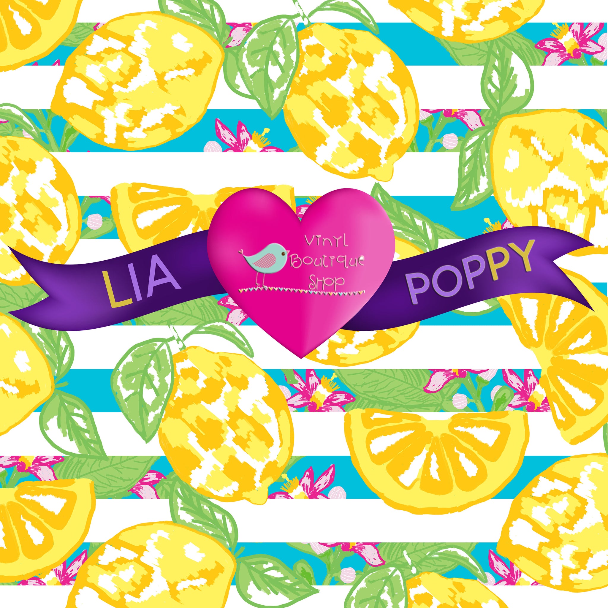 Fruit Lia Poppy Vinyl Sheet LPY-56 - Vinyl Boutique Shop