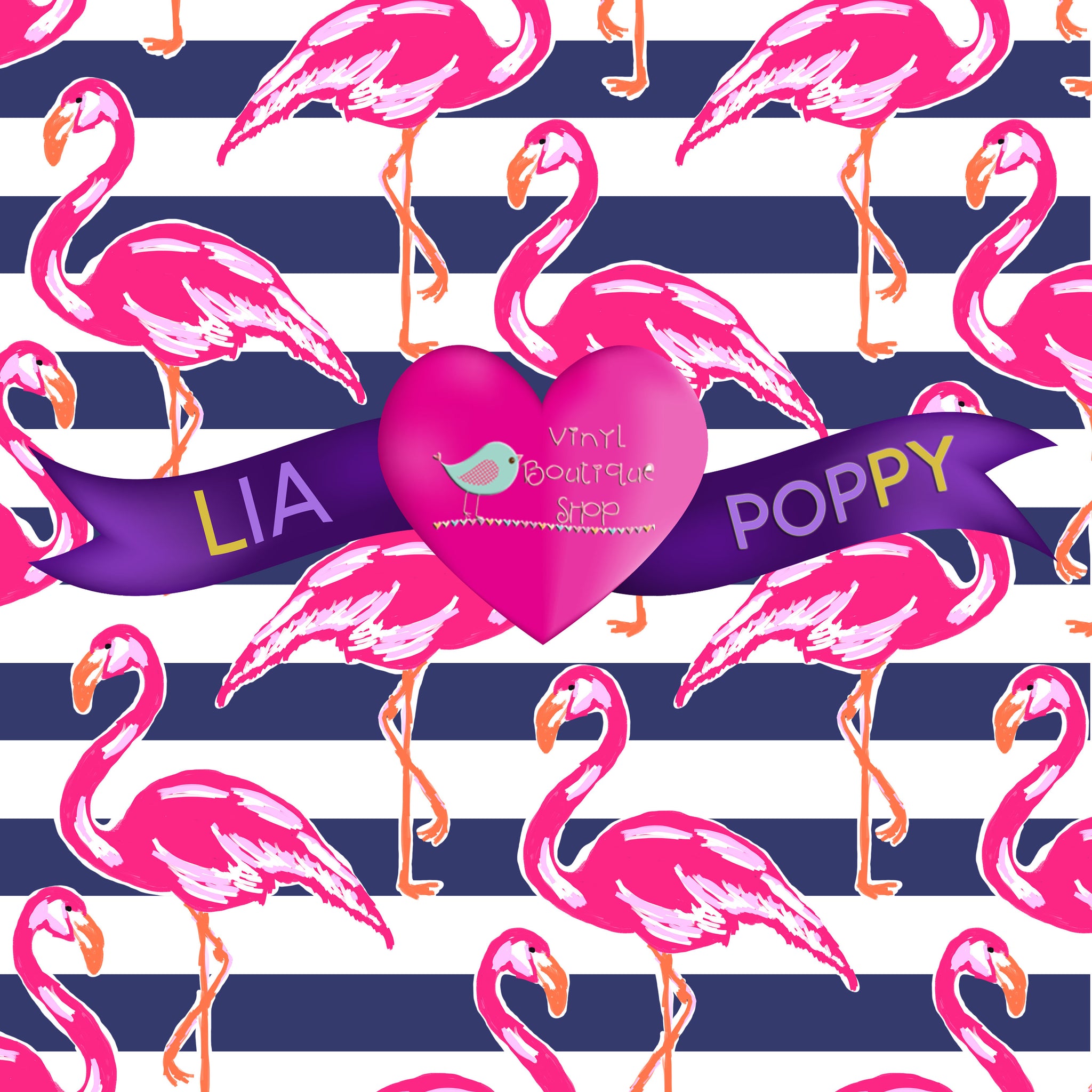 Flamingo Lia Poppy Vinyl Sheet LPY-91 - Vinyl Boutique Shop