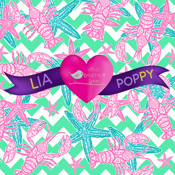 Star Fish Lia Poppy Vinyl Sheet LPY-106 - Vinyl Boutique Shop