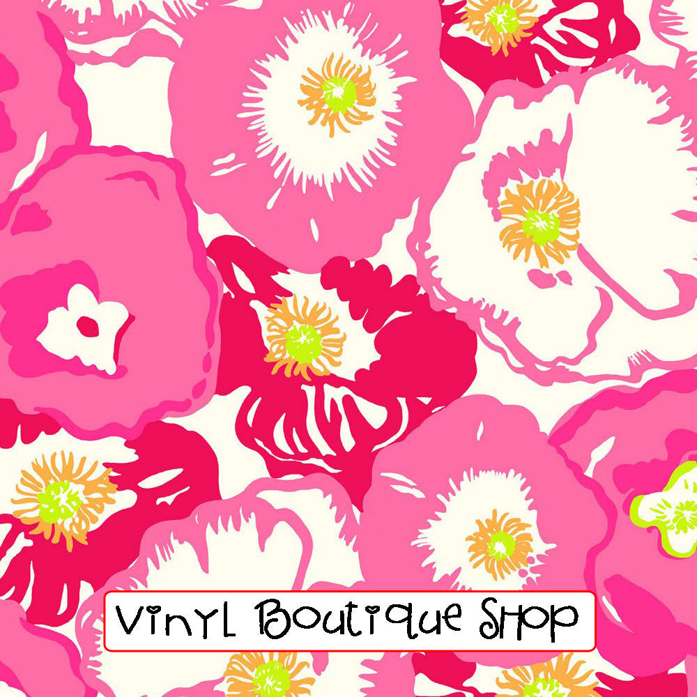 Cherry Begonias Lilly Inspired Vinyl - Vinyl Boutique Shop