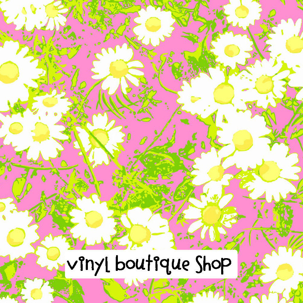 Full Sun Lilly Inspired Printed Patterned Craft Vinyl - Vinyl Boutique Shop