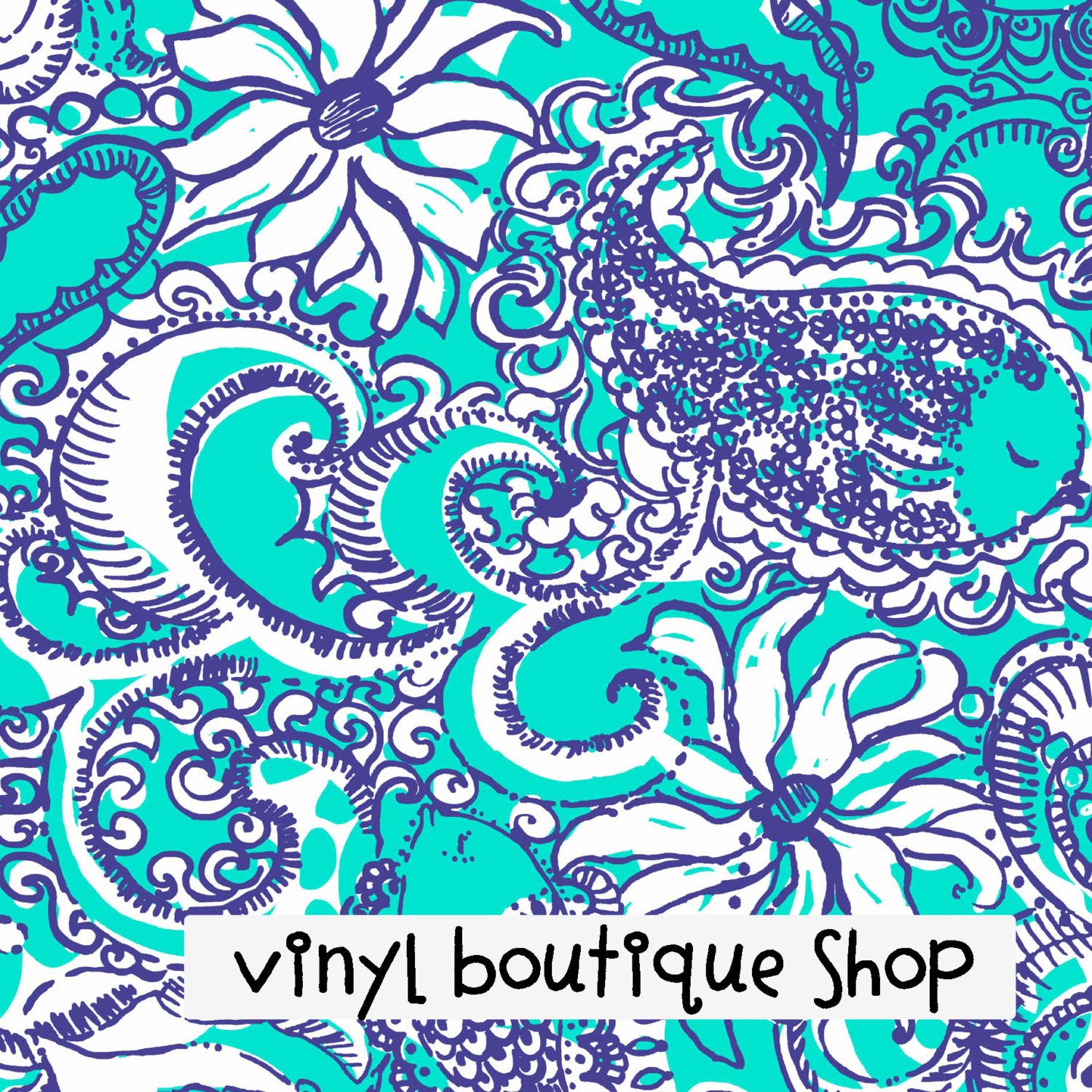 Summer Shape Up Or Ship Out Lilly Inpired Printed Patterned Craft Vinyl - Vinyl Boutique Shop