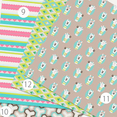 Llama Cacti Heat Transfer Vinyl Sheet - Vinyl Boutique Shop