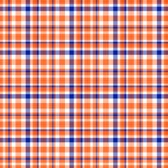 Preppy Royal Blue and Orange Heat Transfer Vinyl Sheet - Vinyl Boutique Shop