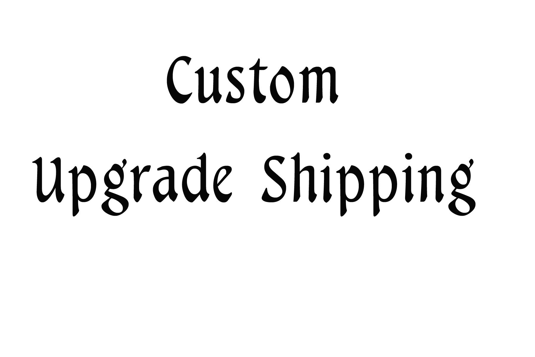 Overnight Upgrade to shipping - Vinyl Boutique Shop